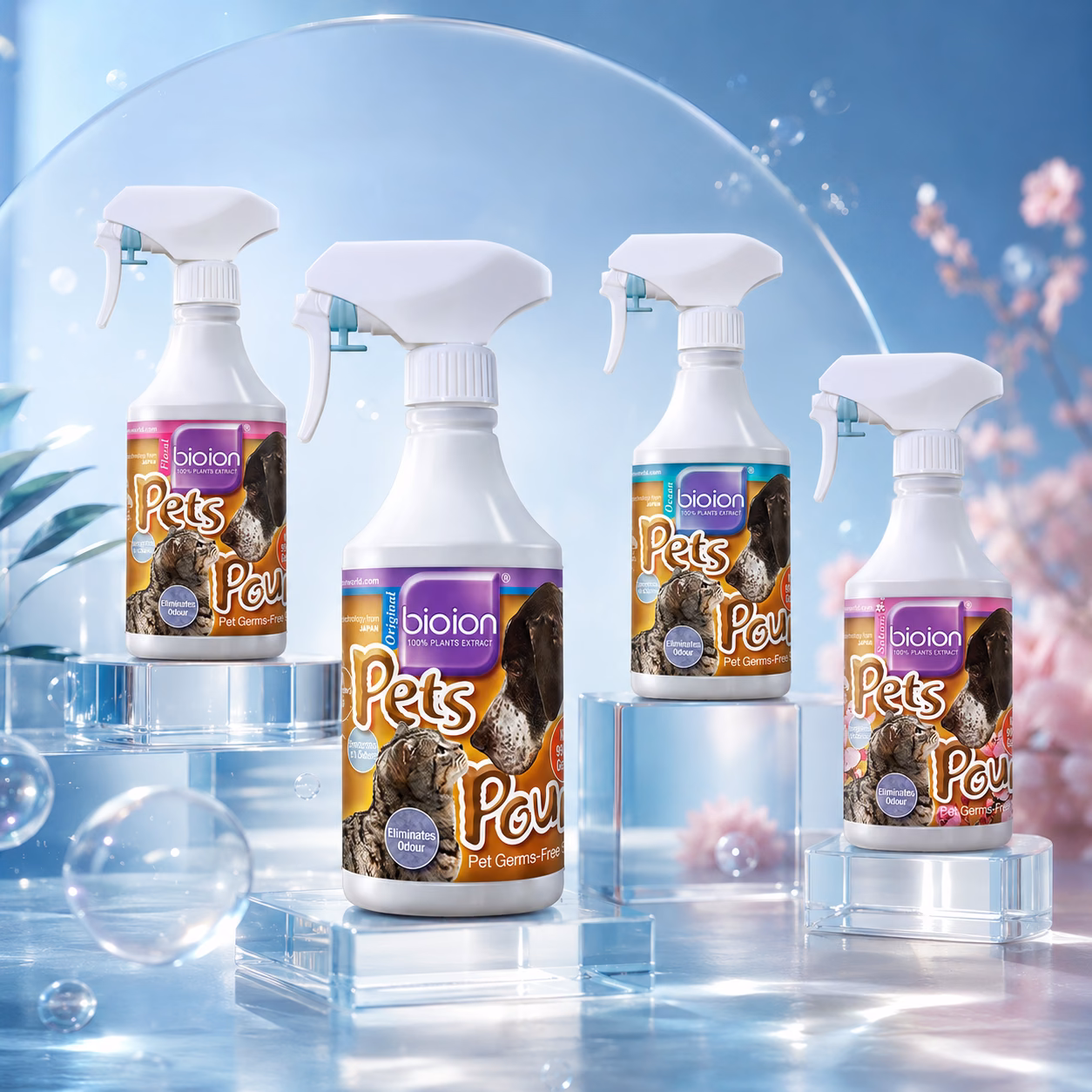 Bioion Pets Pounce Pet Sanitizer 500ml product image 1